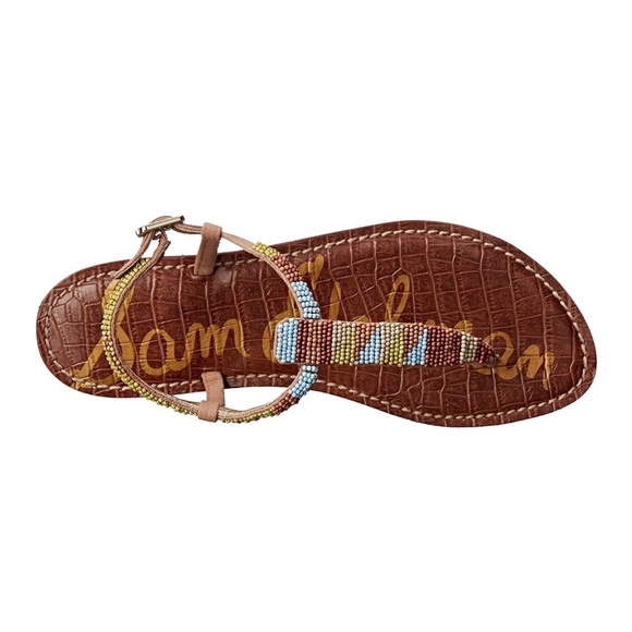 Sam Edelman Shoes - Sam Edelman | Beaded T-Strap Sandals
